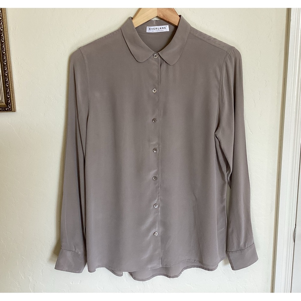 Everlane 100% silk shirt
